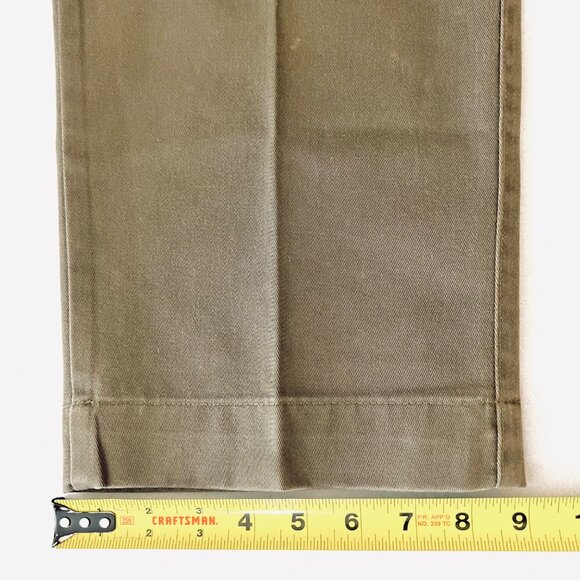 St. Johns Bay Men Vintage Casual Taupe Pants W38 L29 Relaxed Fit 100% Cotton NWT - Picture 12 of 12